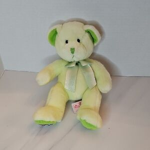 Russ Light Green and Cream Teddy Bear